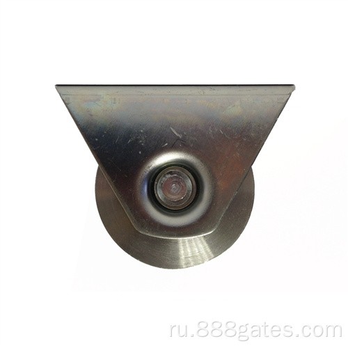 80mm U groove wheel with mounting support bracket